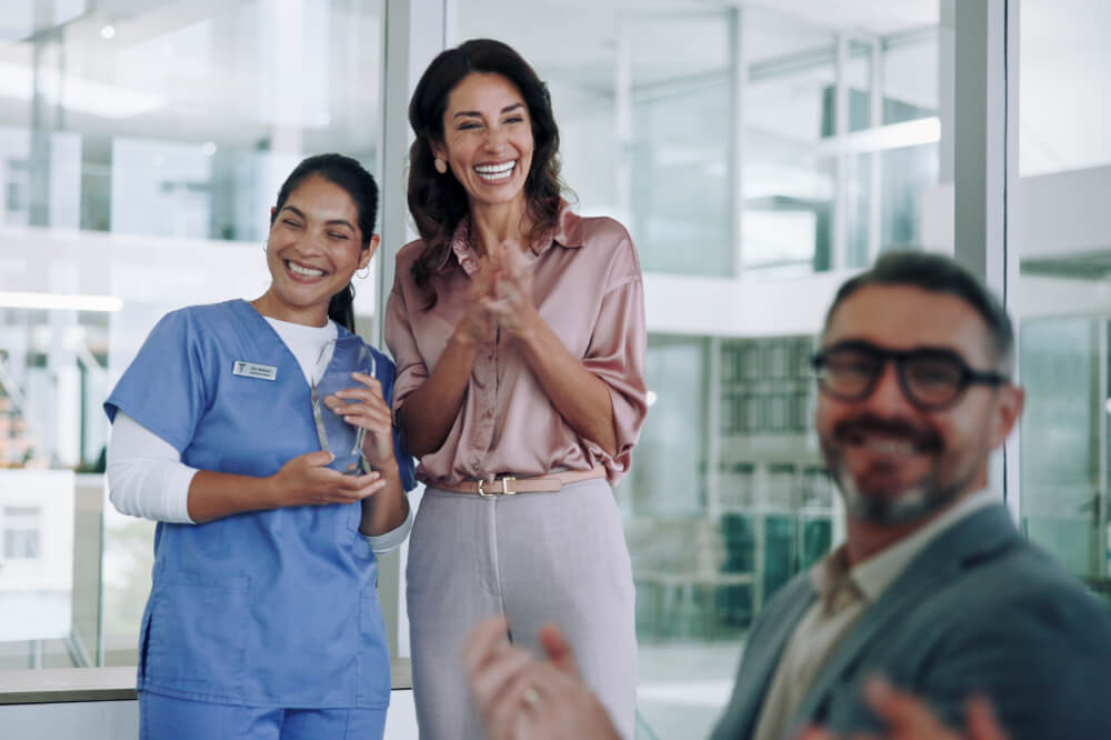 A team is trying a new approach to leadership in a safe environment. Innovation thrives when mistakes are treated as stepping stones, not setbacks.