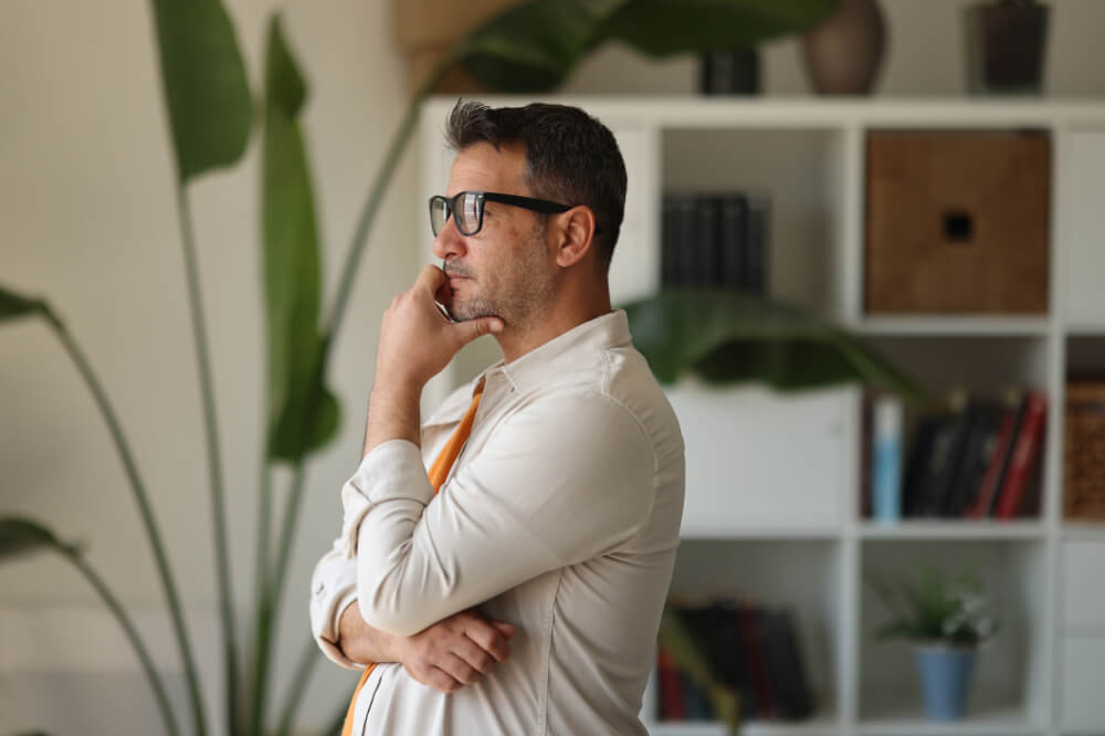 A director is contemplating on new approaches for a better solution. Complexity isn’t a barrier—it’s a chance to rethink what’s possible.