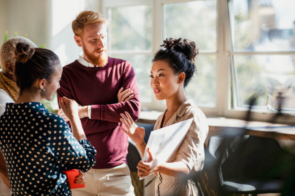 Intentional gestures amplify your message; keep them purposeful and steady.
