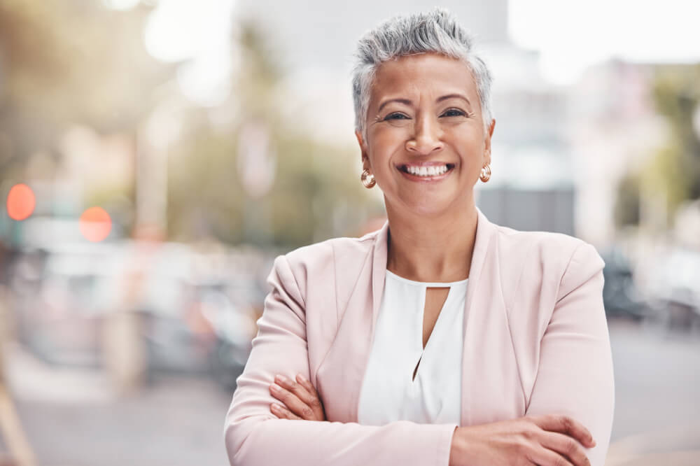 Confidence is a blend of standing tall and staying approachable.