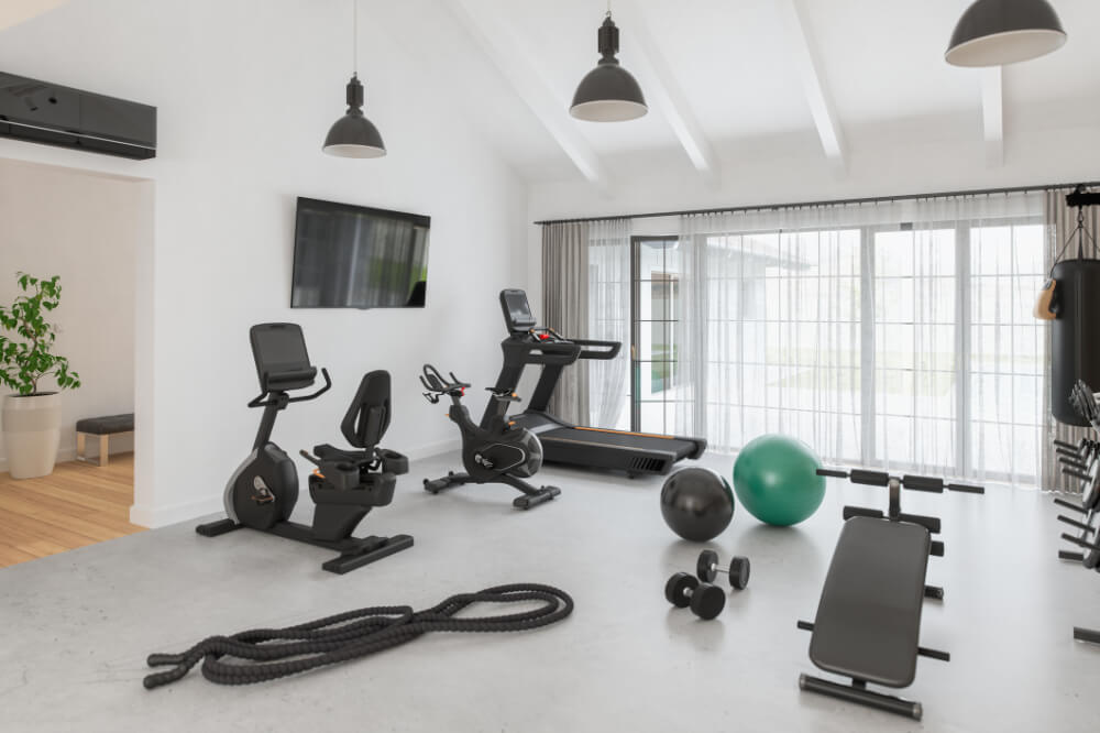 Transforming a spare room into a home gym showcases how creating the right environment can boost motivation.